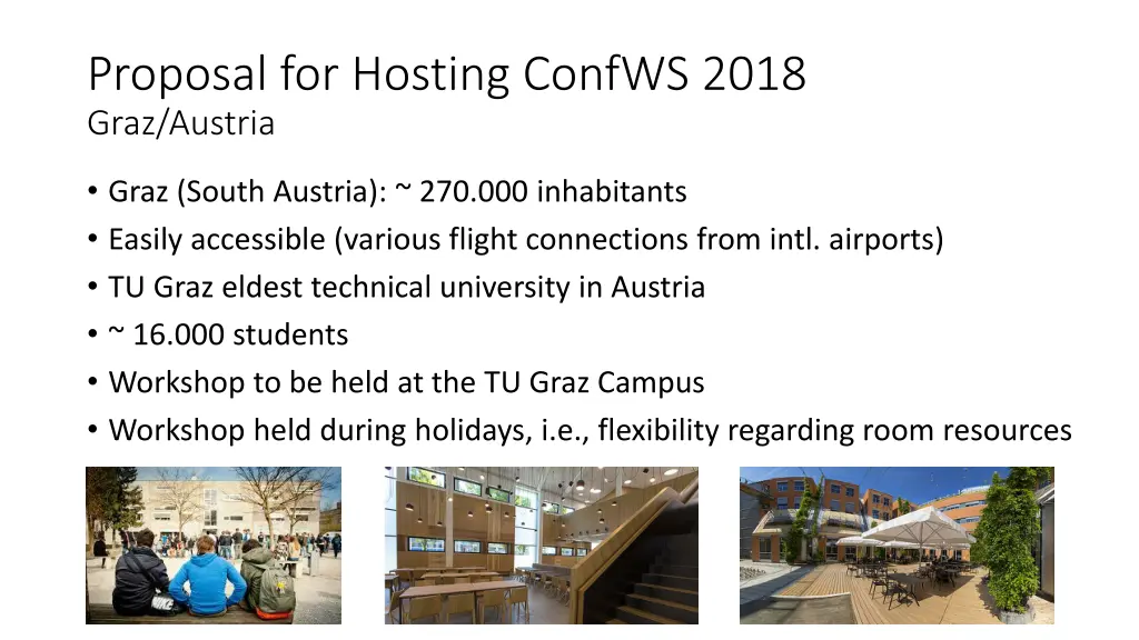 proposal for hosting confws 2018 graz austria