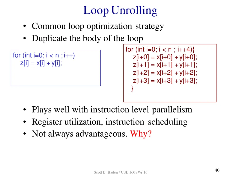 loopunrolling