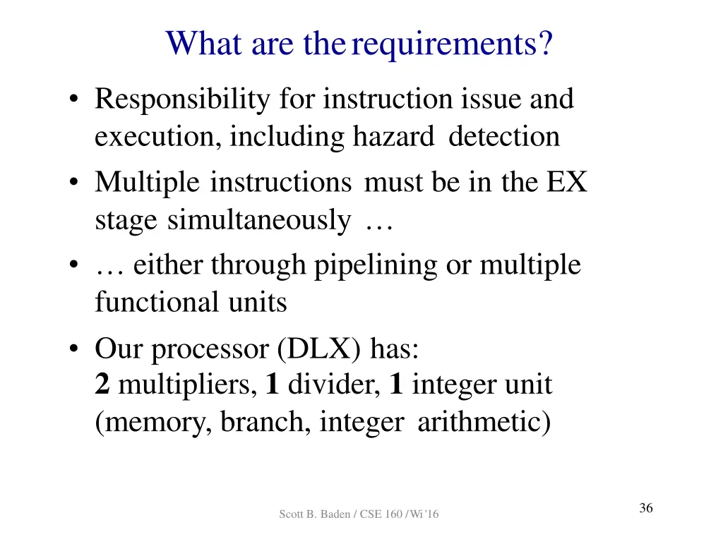 what are therequirements