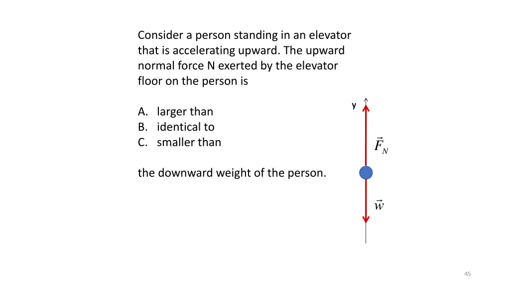 consider a person standing in an elevator that 1
