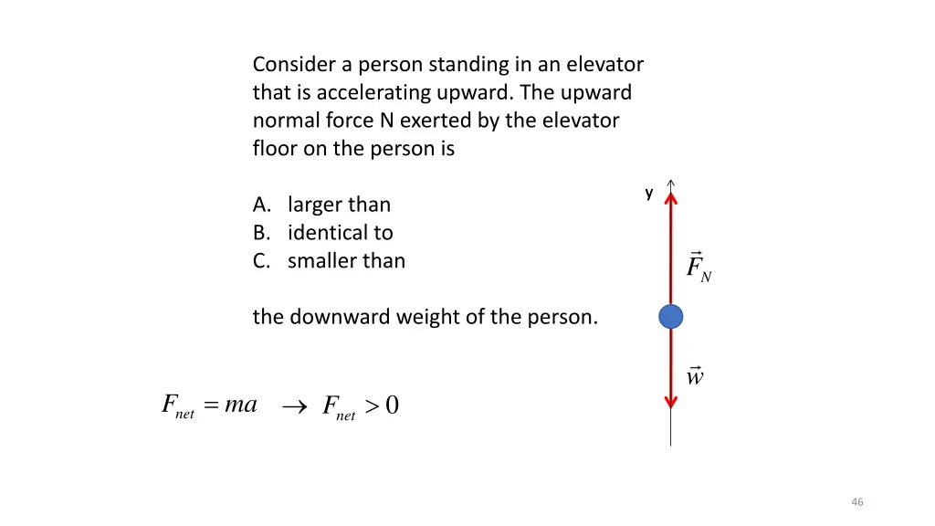 consider a person standing in an elevator that 2