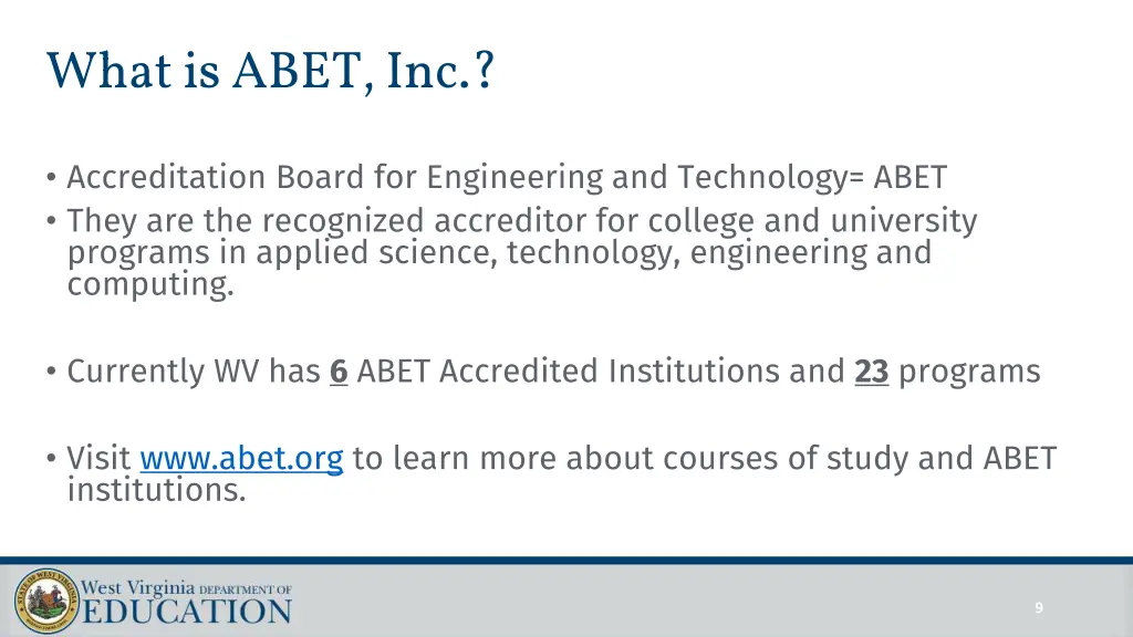 what is abet inc