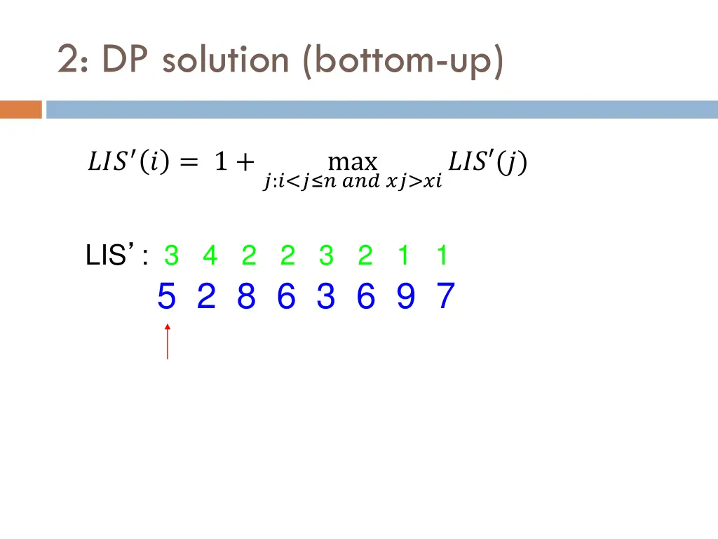2 dp solution bottom up 10