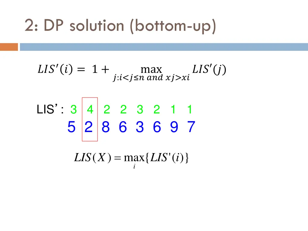 2 dp solution bottom up 11