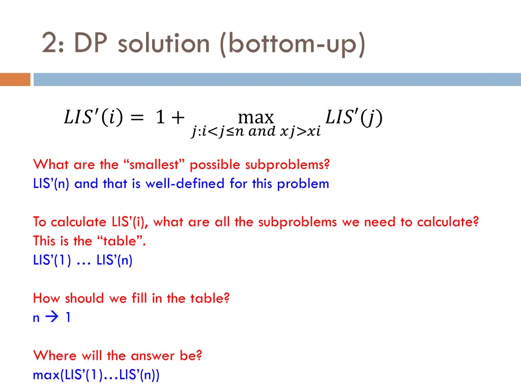 2 dp solution bottom up 15