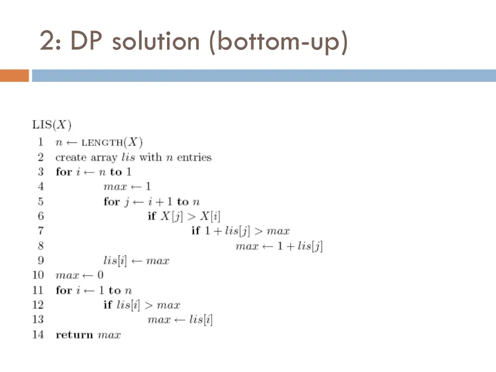 2 dp solution bottom up 16
