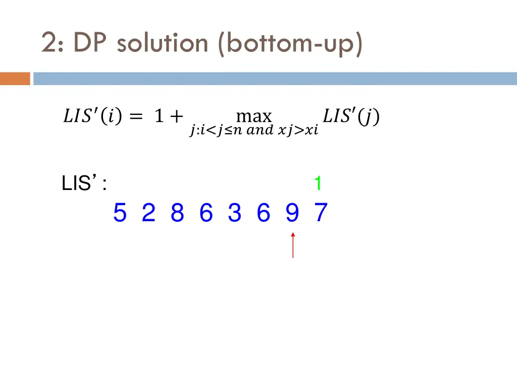 2 dp solution bottom up 2