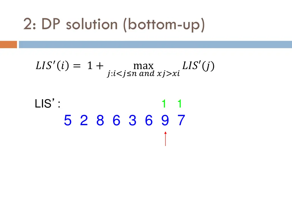 2 dp solution bottom up 3
