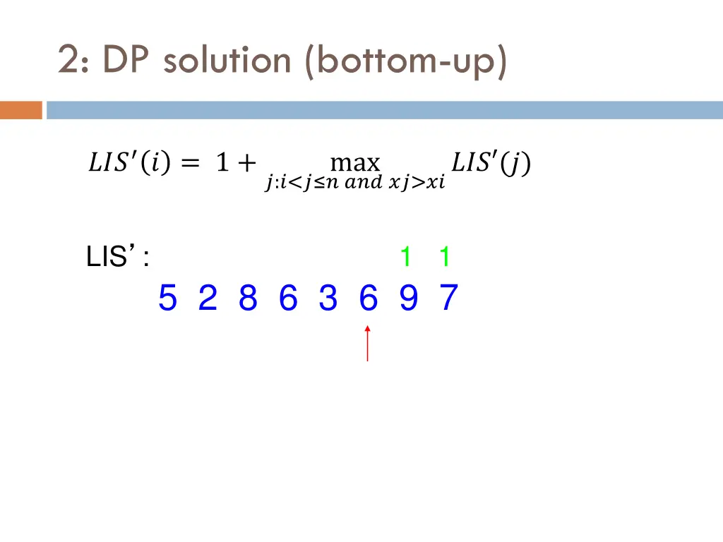 2 dp solution bottom up 4