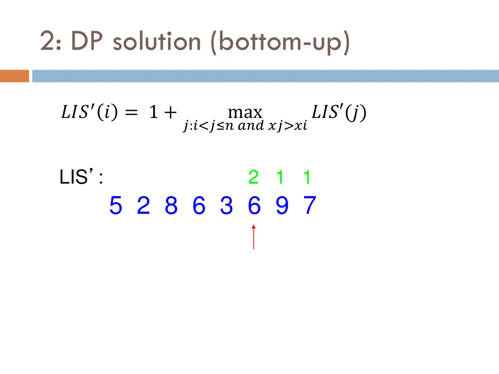 2 dp solution bottom up 5