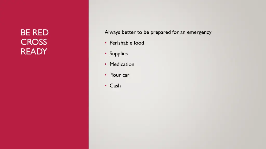 be red cross ready