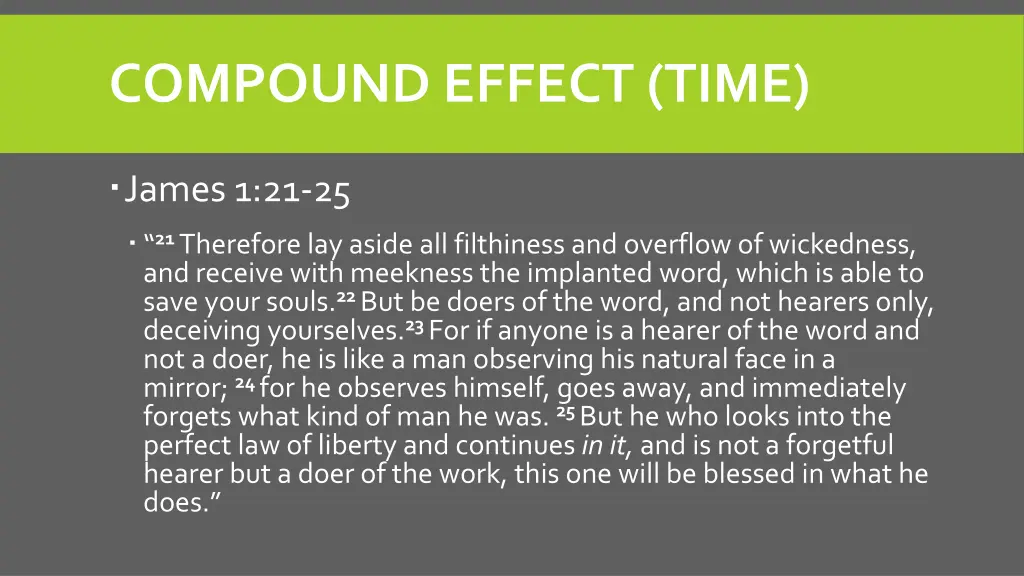 compound effect time 4