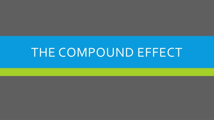 the compound effect