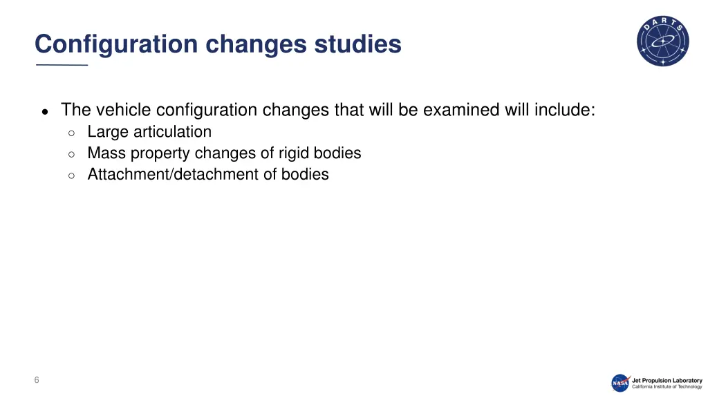 configuration changes studies