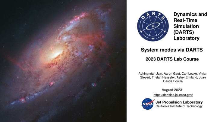 dynamics and real time simulation darts laboratory