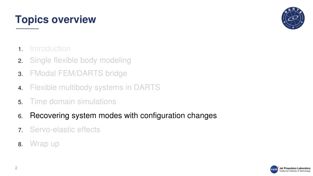 topics overview