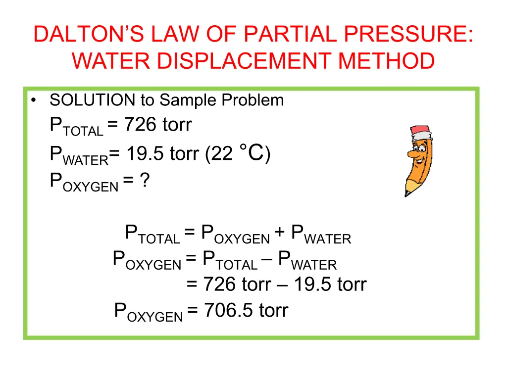 dalton s law of partial pressure water 1