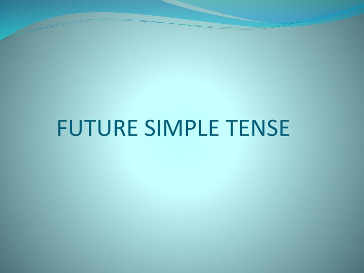 future simple tense