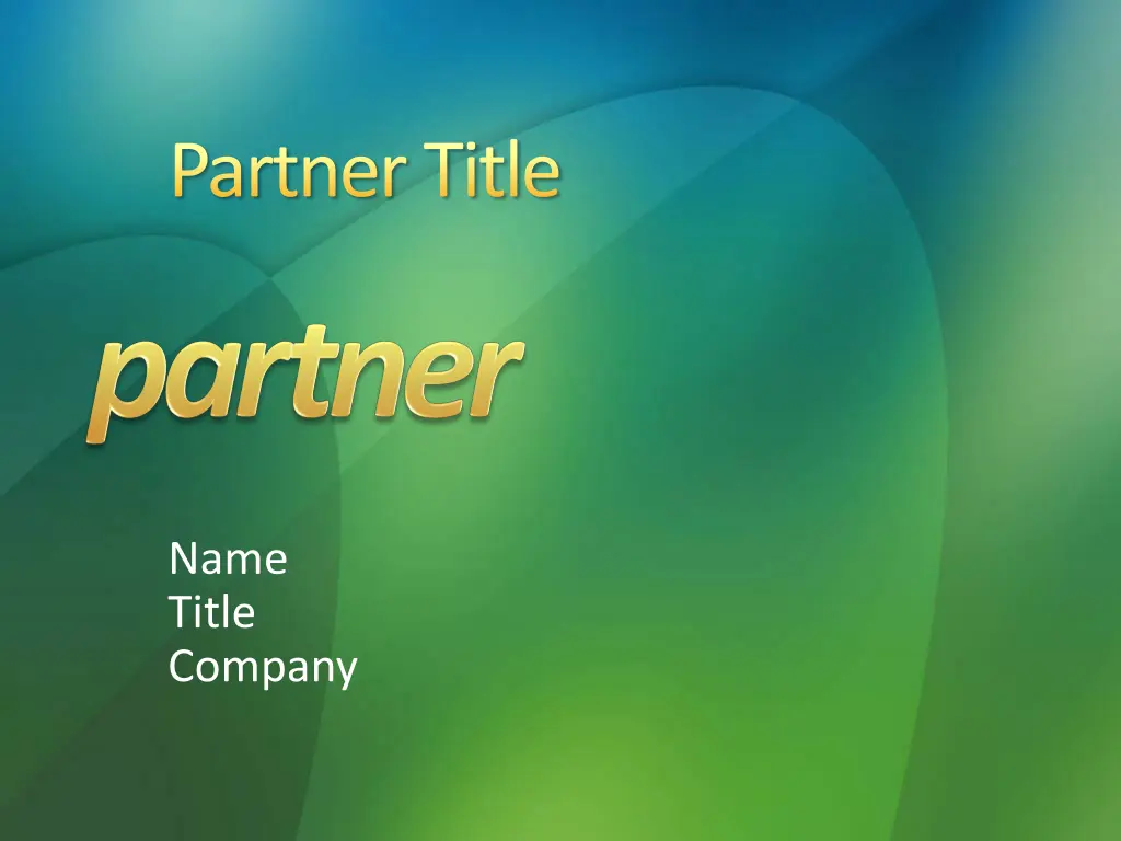 partner title