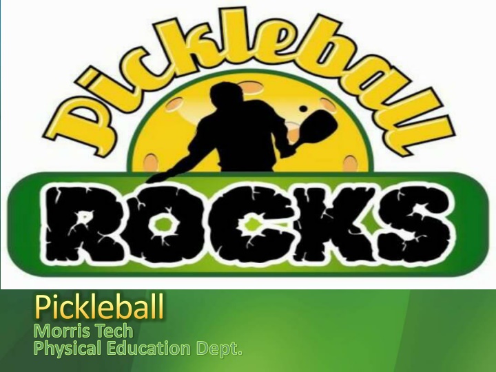 pickleball morris tech physical education dept