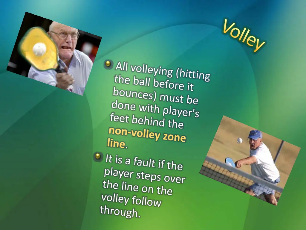 volley