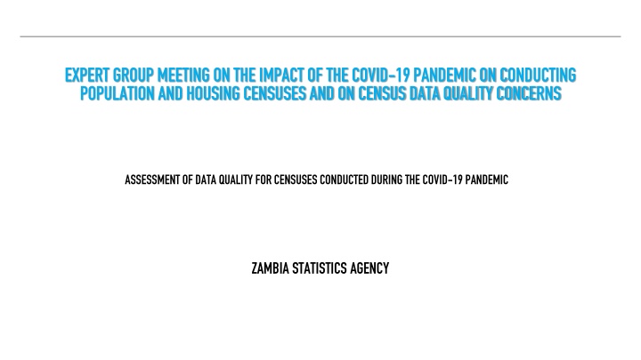 expert group meeting on the impact of the covid