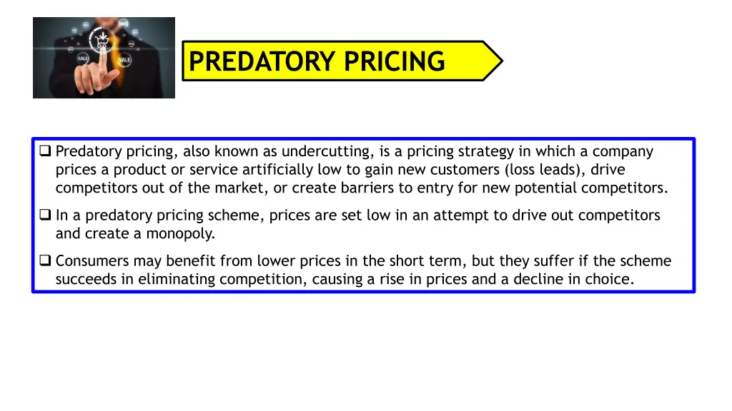 predatory pricing