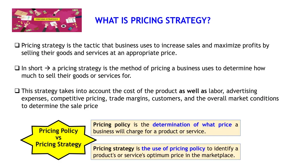 what is pricing strategy