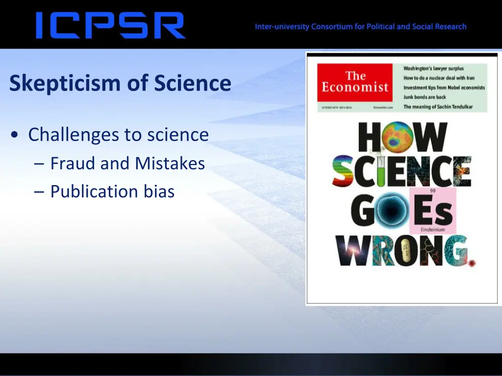 skepticism of science