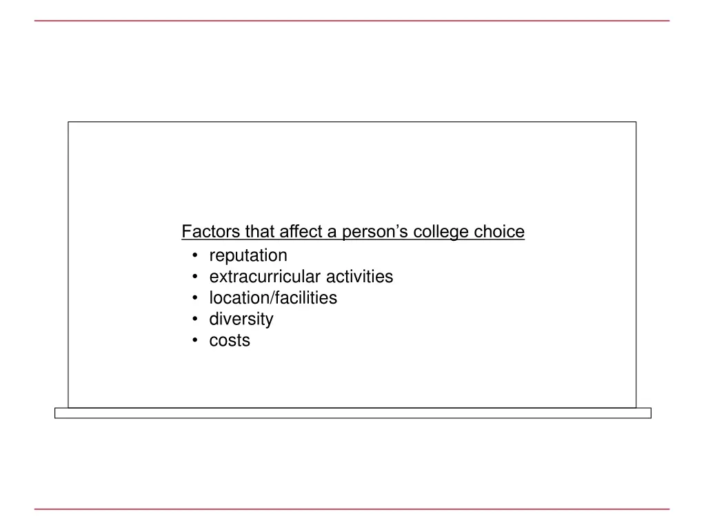 factors that affect a person s college choice