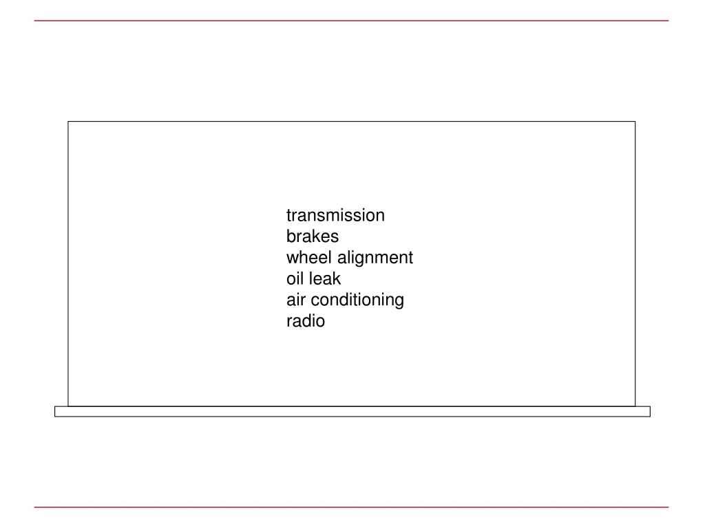 transmission brakes wheel alignment oil leak
