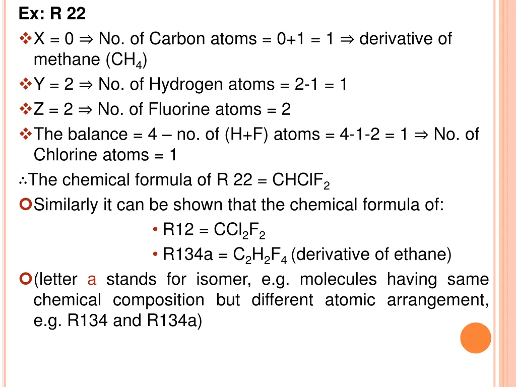 ex r 22 x 0 no of carbon atoms 0 1 1 derivative