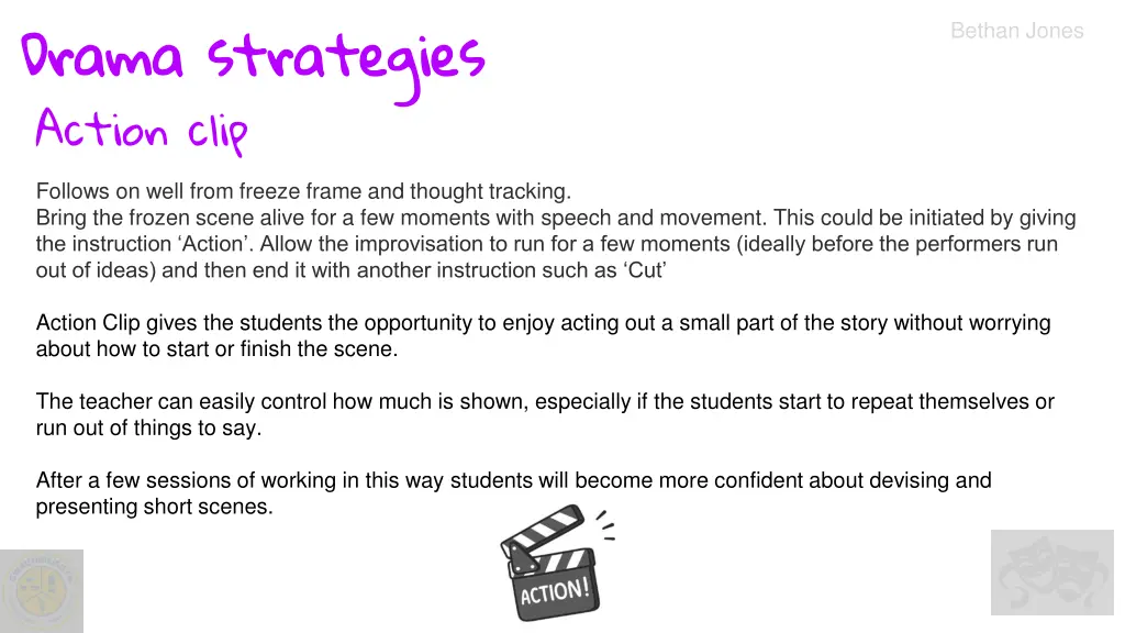 drama strategies action clip