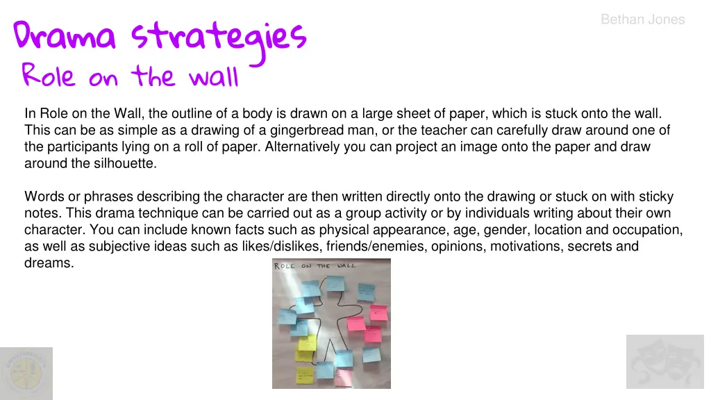drama strategies role on the wall