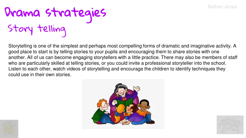 drama strategies story telling