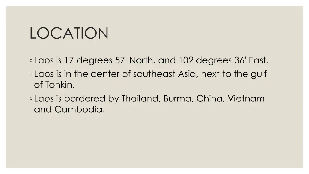 location