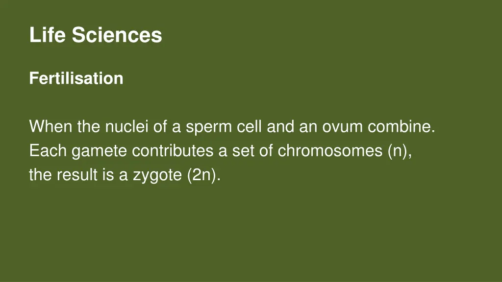 life sciences 2