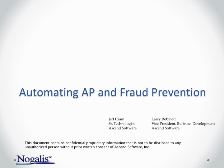 automating ap and fraud prevention