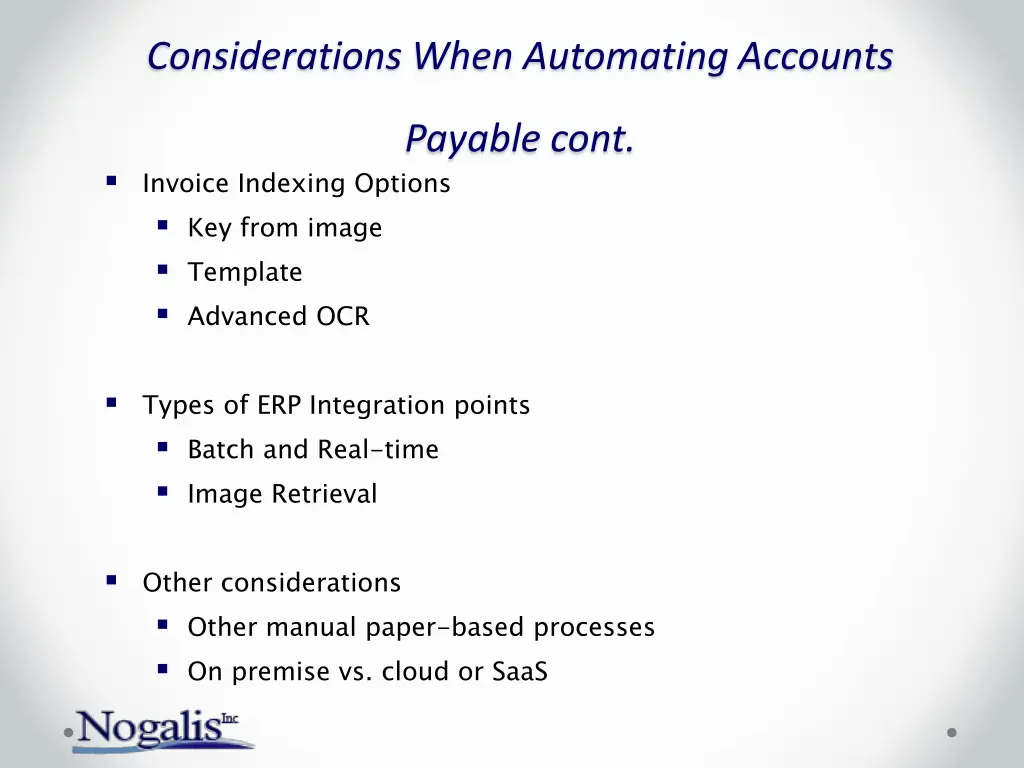 considerations when automating accounts 1