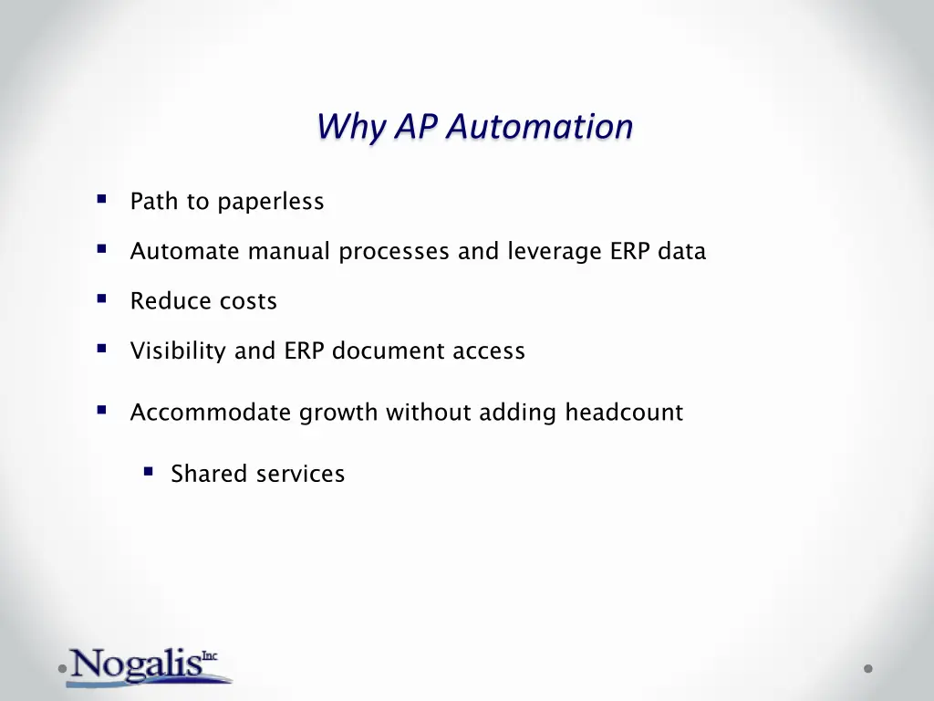 why ap automation