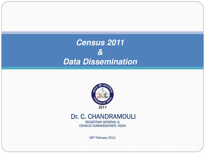 census 2011 data dissemination