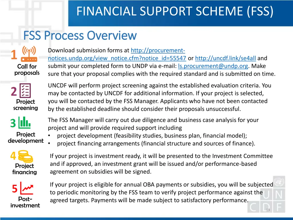 financial support scheme fss 17