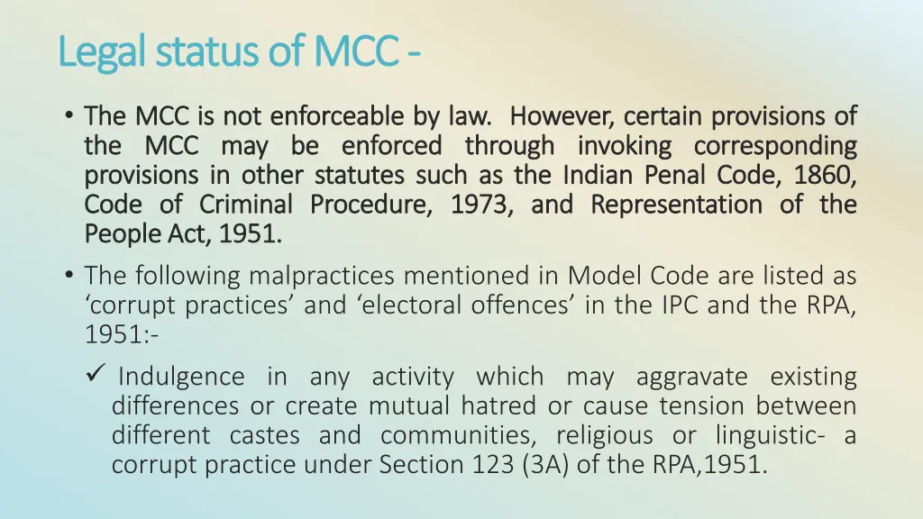legal legal status of mcc status of mcc