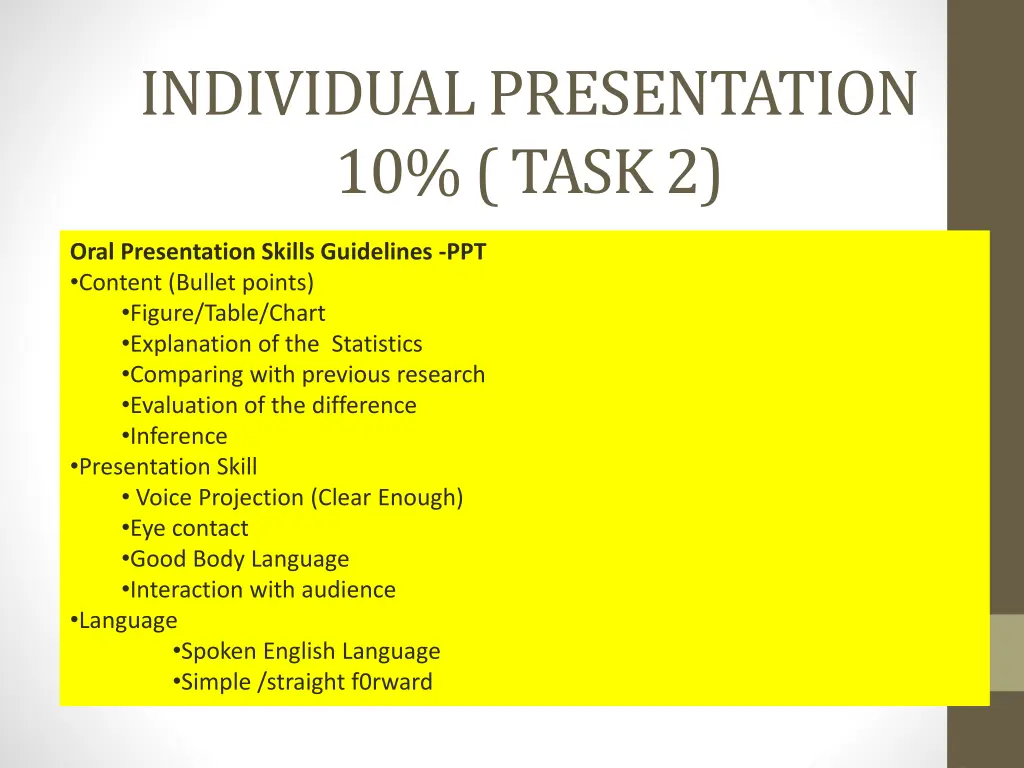individual presentation 10 task 2