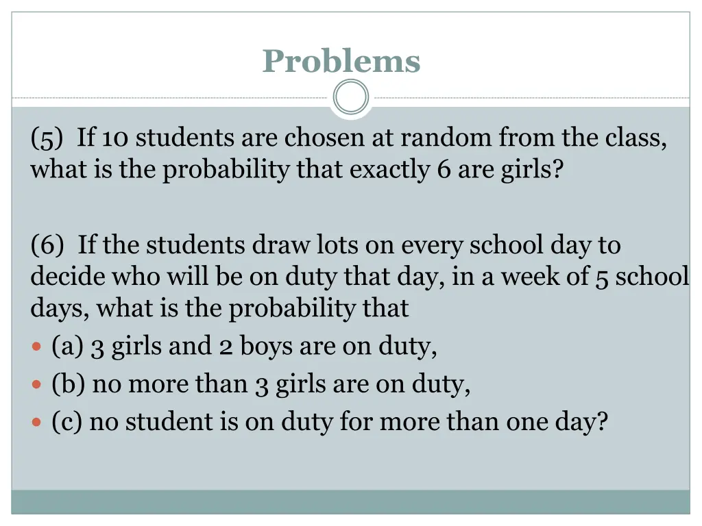 problems 1