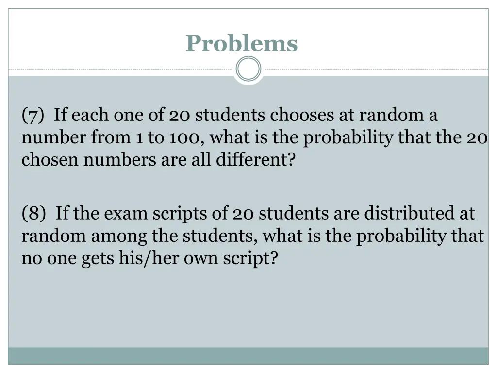problems 2
