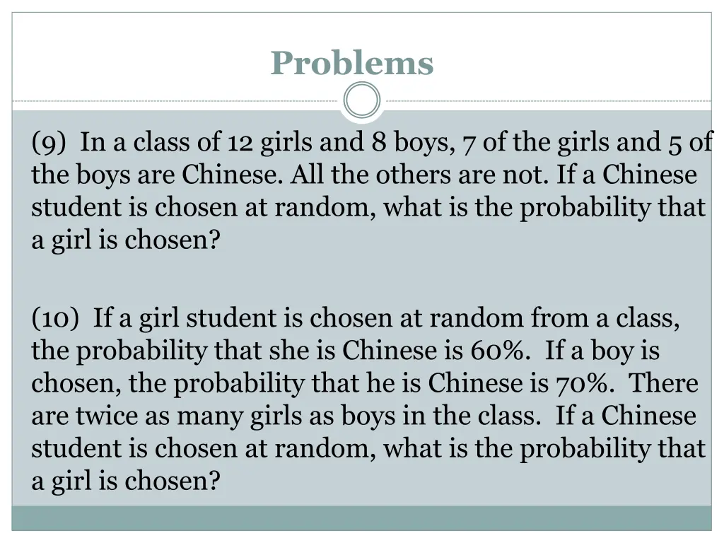 problems 3
