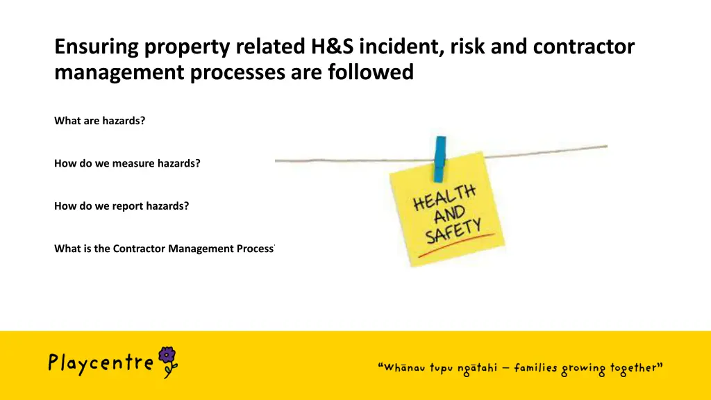 ensuring property related h s incident risk