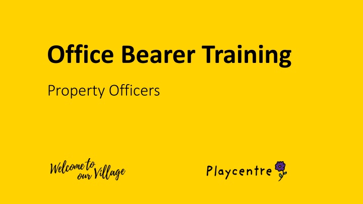 office bearer training