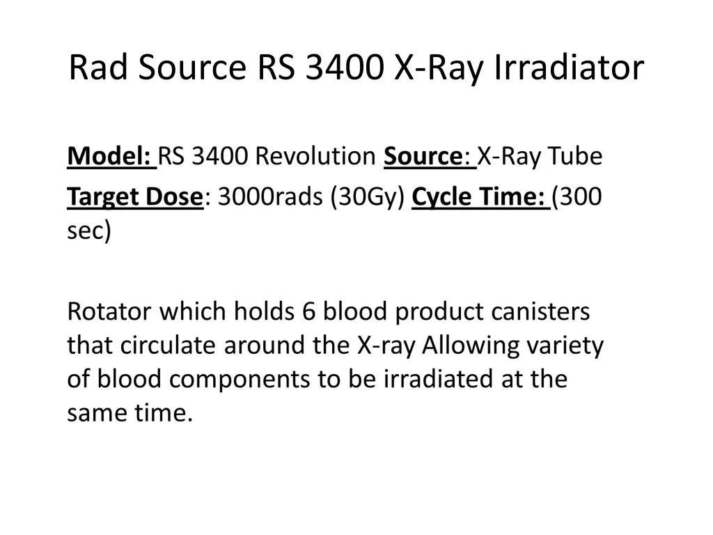 rad source rs 3400 x ray irradiator